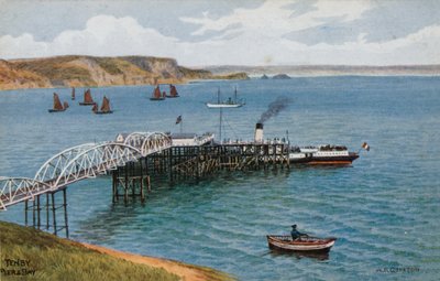 Tenby, Quai et Baie - Alfred Robert Quinton